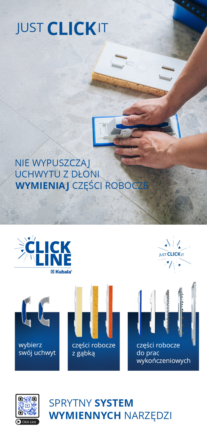 System wymiennych narzędzi Click Line