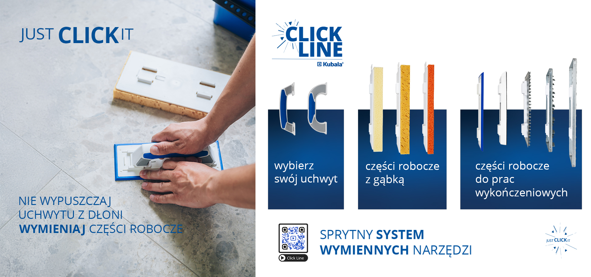 System wymiennych narzędzi Click Line
